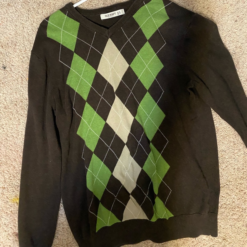 Flannel sweater